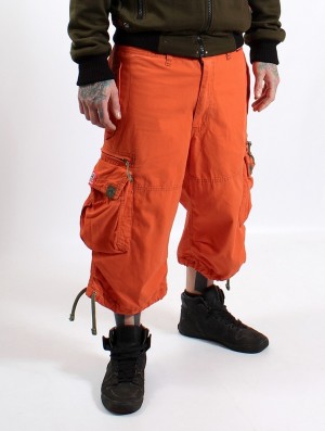 Toonzshop 3/4 Molecule Cargo Pants 45056 Miesten Housut Oranssi | 0145MTPRG