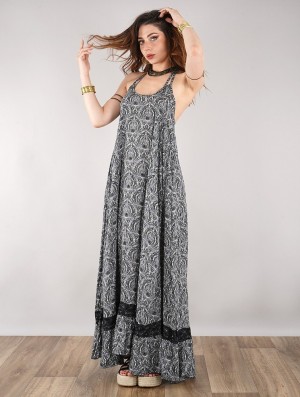 Toonzshop Gaia Long Dress Naisten Mekko Mustat | 0152CGBME