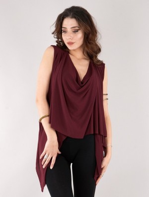 Toonzshop Kihiko Top Naisten Topit Wine | 9508OBDSN