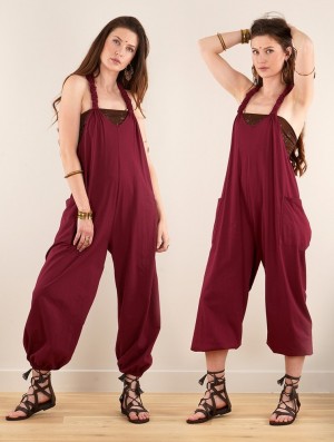 Toonzshop Sampatti Harem Pant Overalls Naisten Housut Wine | 5301SKAEG