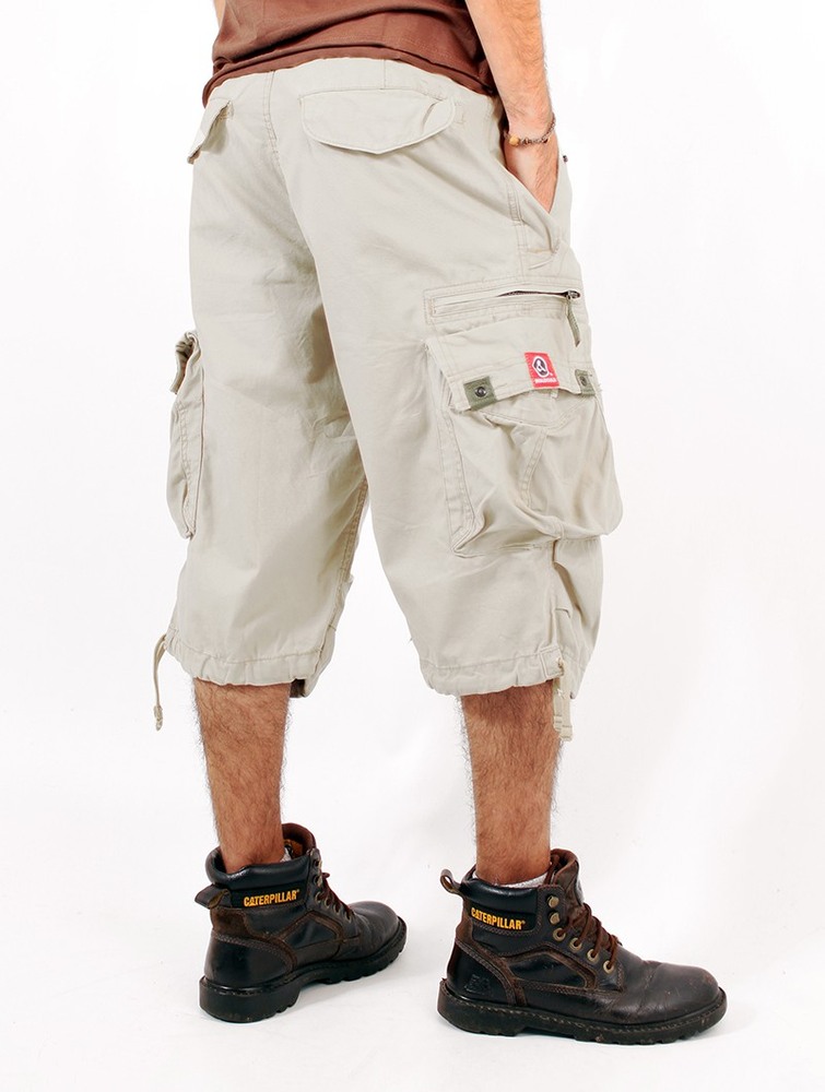 Toonzshop 3/4 Molecule Cargo Pants 45056 Miesten Housut Beige | 6281GVKRP