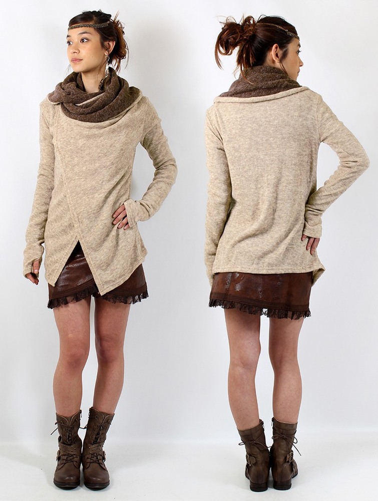 Toonzshop Adrika Cardigan Naisten Neuletakki Beige Ruskea | 2791TJQCV