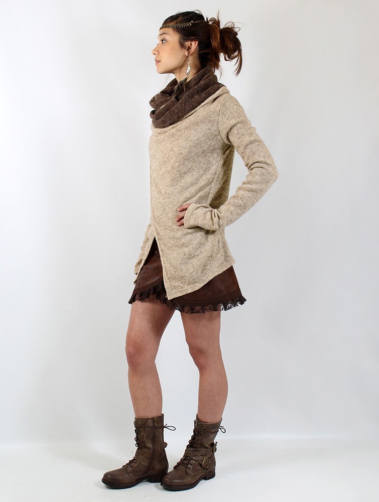 Toonzshop Adrika Cardigan Naisten Neuletakki Beige Ruskea | 2791TJQCV