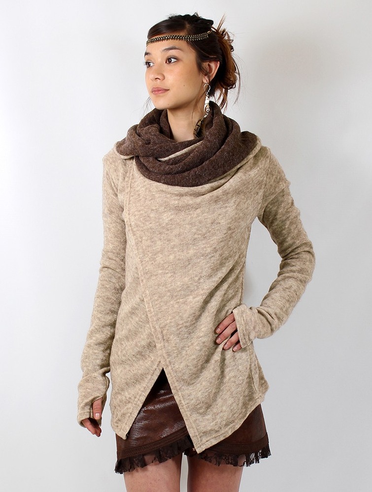 Toonzshop Adrika Cardigan Naisten Neuletakki Beige Ruskea | 2791TJQCV