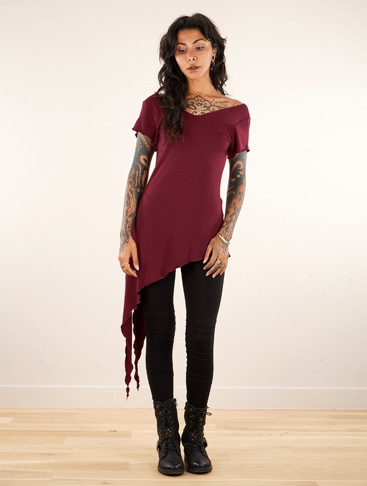 Toonzshop Avataran Tunic Naisten Topit Wine | 4569UKRSM