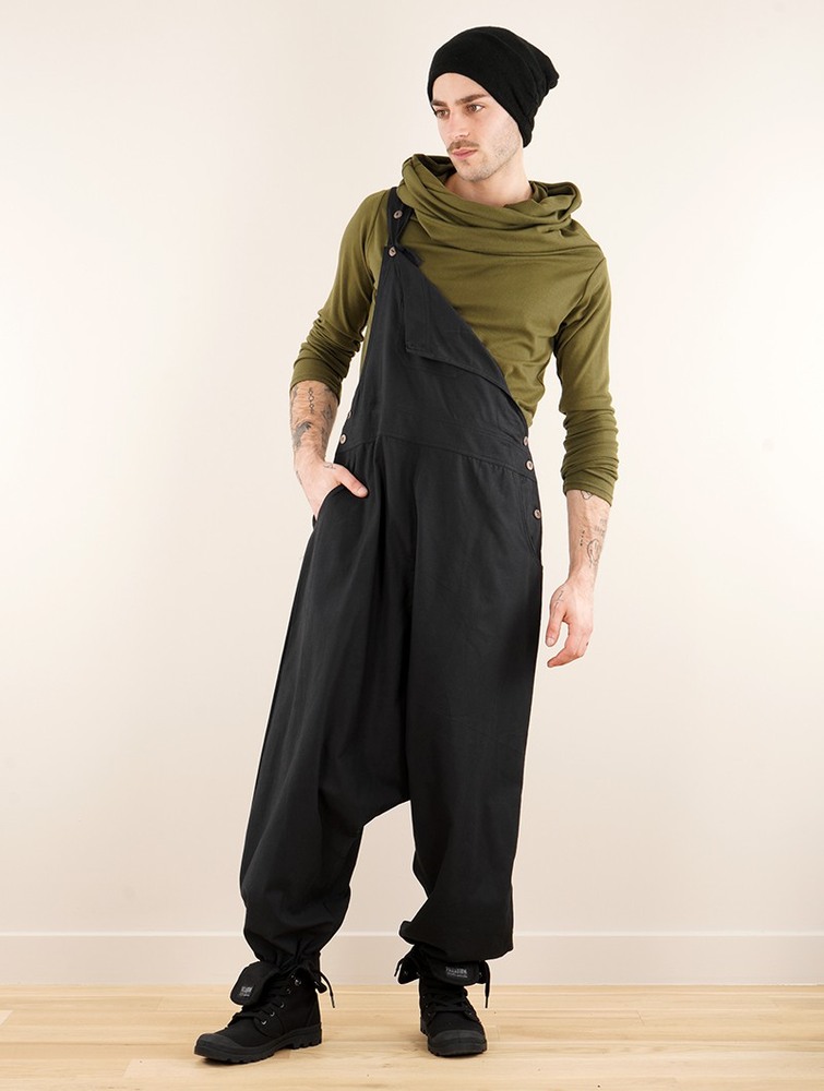 Toonzshop Bhakta Harem Pant Overalls Naisten Housut Mustat | 6083EHPUX