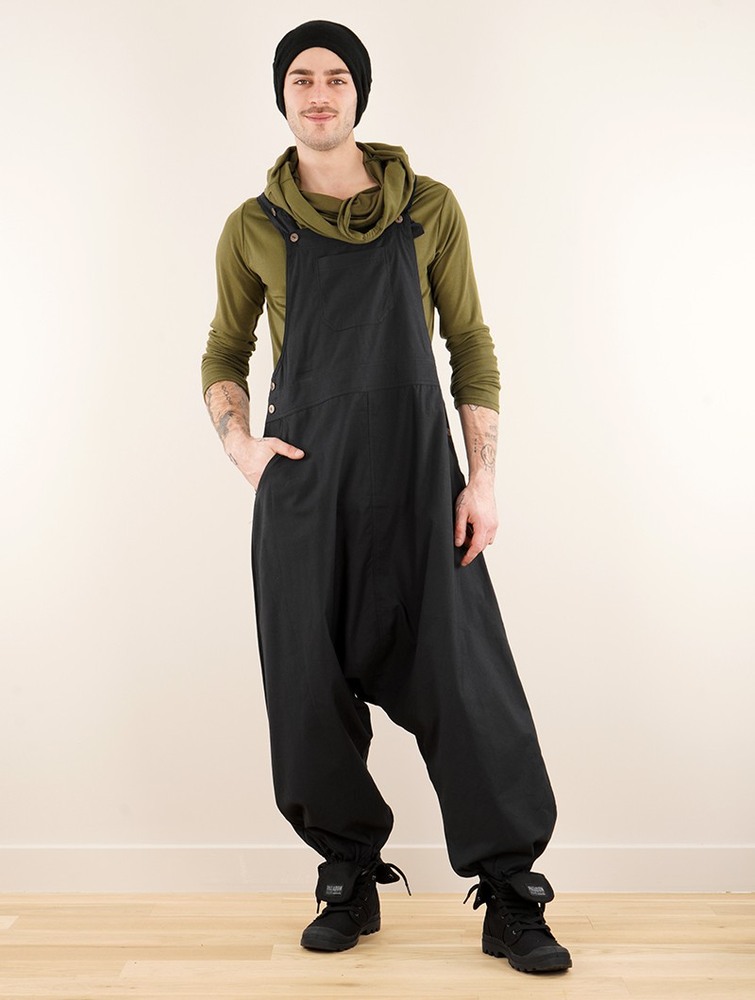 Toonzshop Bhakta Harem Pant Overalls Naisten Housut Mustat | 6083EHPUX