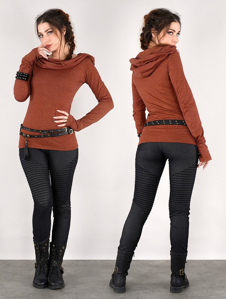 Toonzshop Chryzz Long Sleeve Top Naisten Topit Sienna | 8321TZDCW