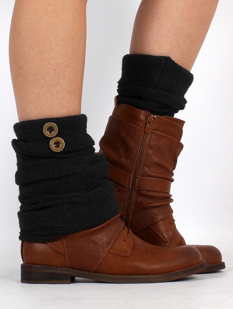 Toonzshop Delyäa Legwarmers Naisten Legwarmer Mustat | 5718BTLEA