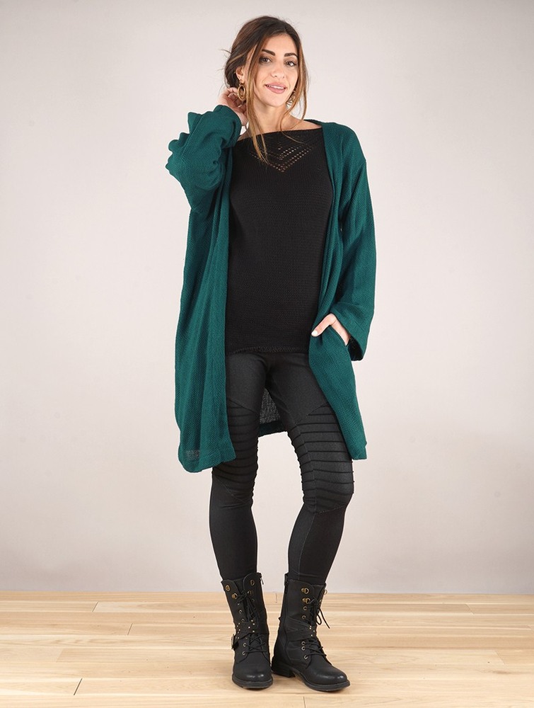 Toonzshop Earwen Knitted Long Jacket Naisten Takit Tumman | 1062KBHDL