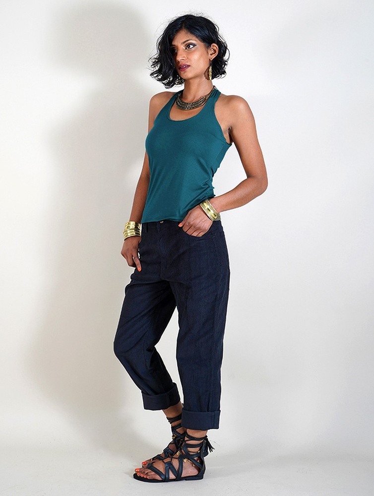 Toonzshop Eneko Sleeveless Top Naisten Topit Teal | 0862NOHPY