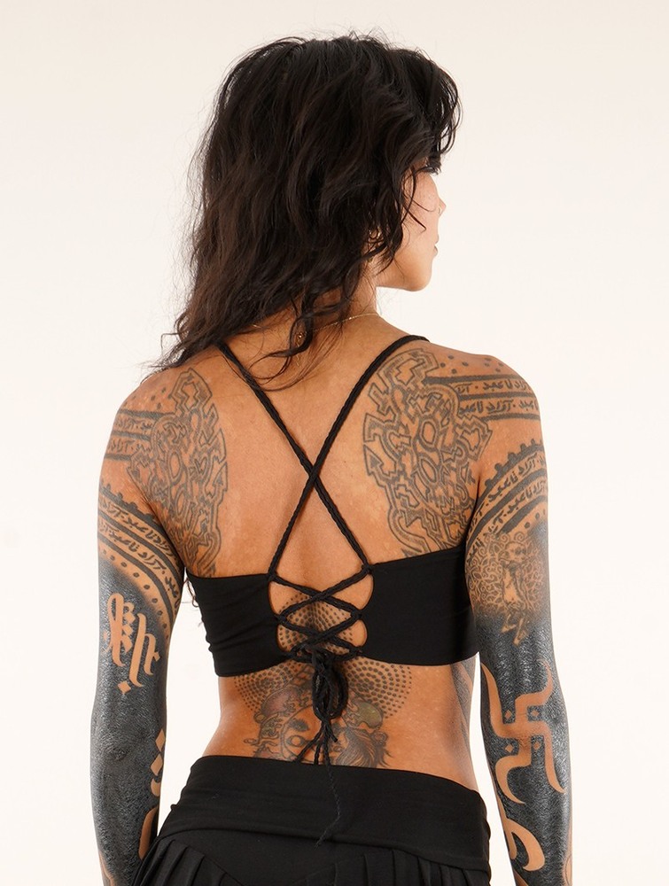 Toonzshop Jäsmin Strappy Bra Naisten Rintaliivit Mustat | 2708PTOZK