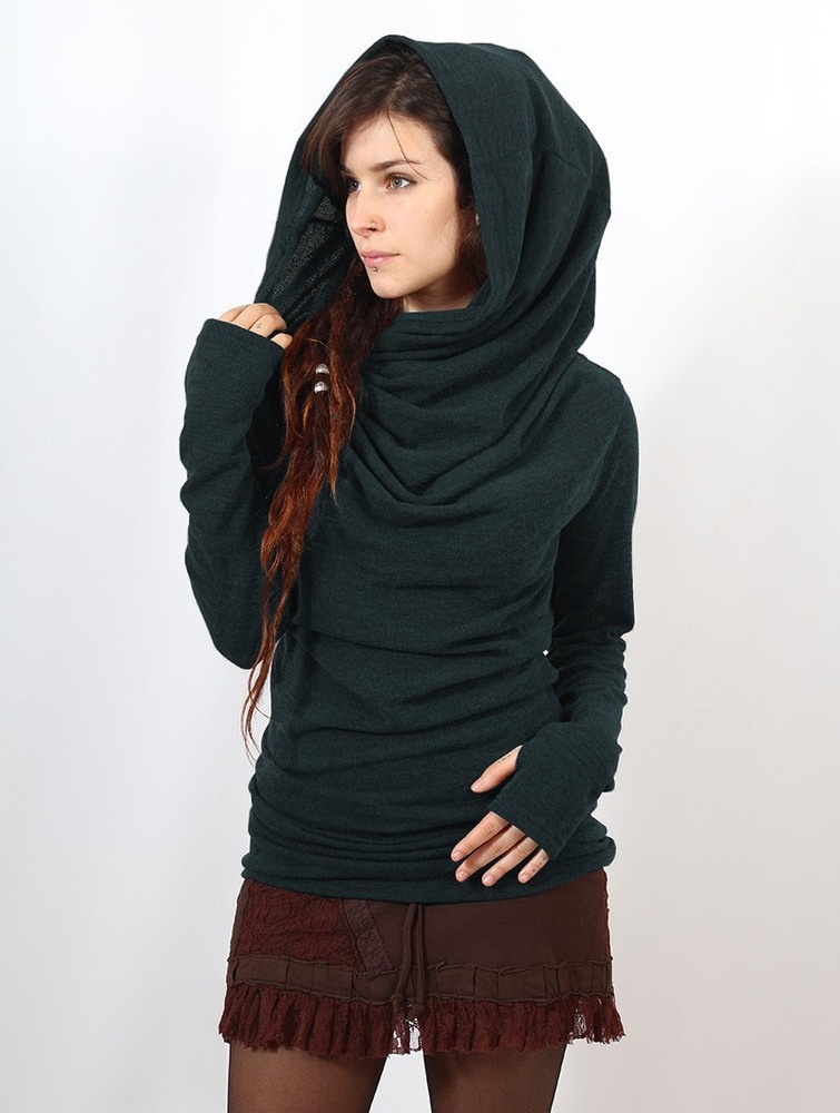 Toonzshop Kali Cowl Neck Sweater Naisten Villapaita Tumman | 8531NRKLB