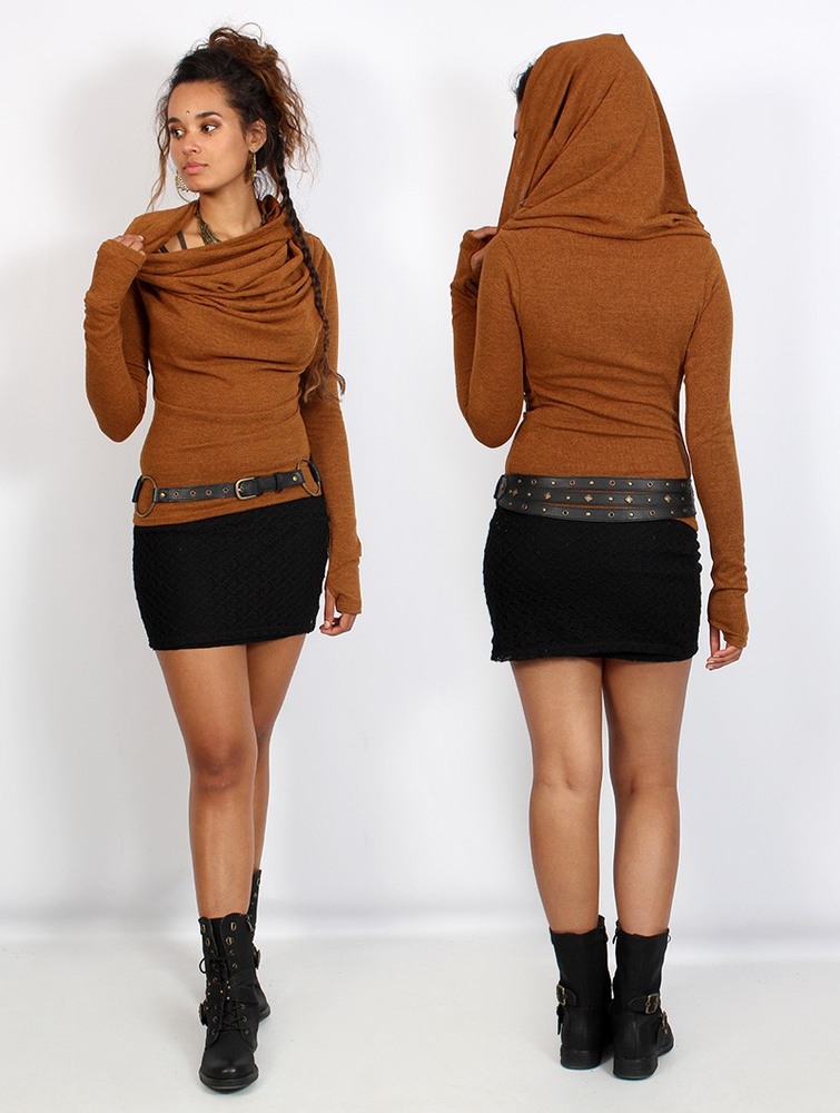 Toonzshop Kali Cowl Neck Sweater Naisten Villapaita Rusty | 8157VMNPR