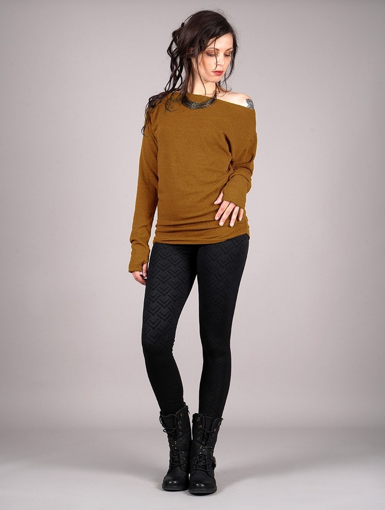 Toonzshop Kayäaz Batwing Sleeve Sweater Naisten Villapaita Rusty | 0712PGFBA