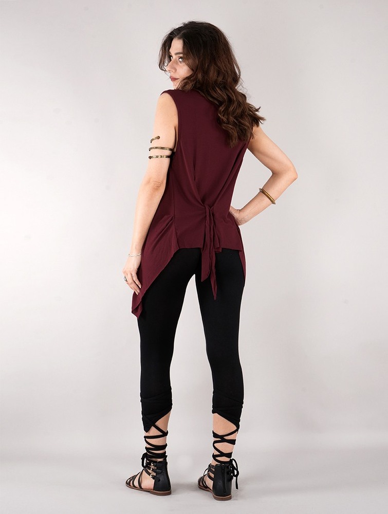 Toonzshop Kihiko Top Naisten Topit Wine | 9508OBDSN