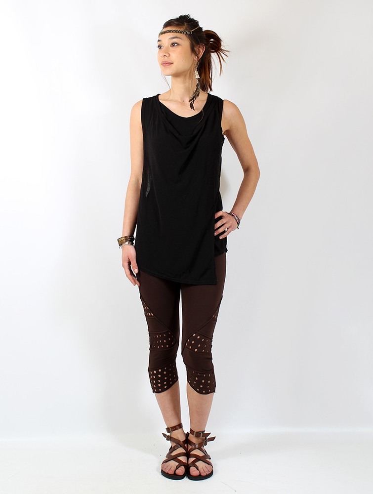 Toonzshop Leigha Loose Sleeveless Top Naisten Topit Mustat | 2890UKIZR