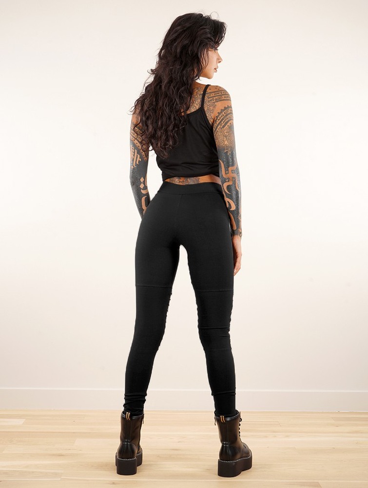 Toonzshop Lilith Long Leggings Naisten Leggings Mustat | 2459GQCSE