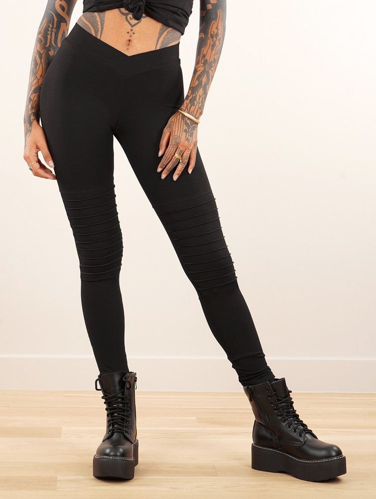 Toonzshop Lilith Long Leggings Naisten Leggings Mustat | 2459GQCSE