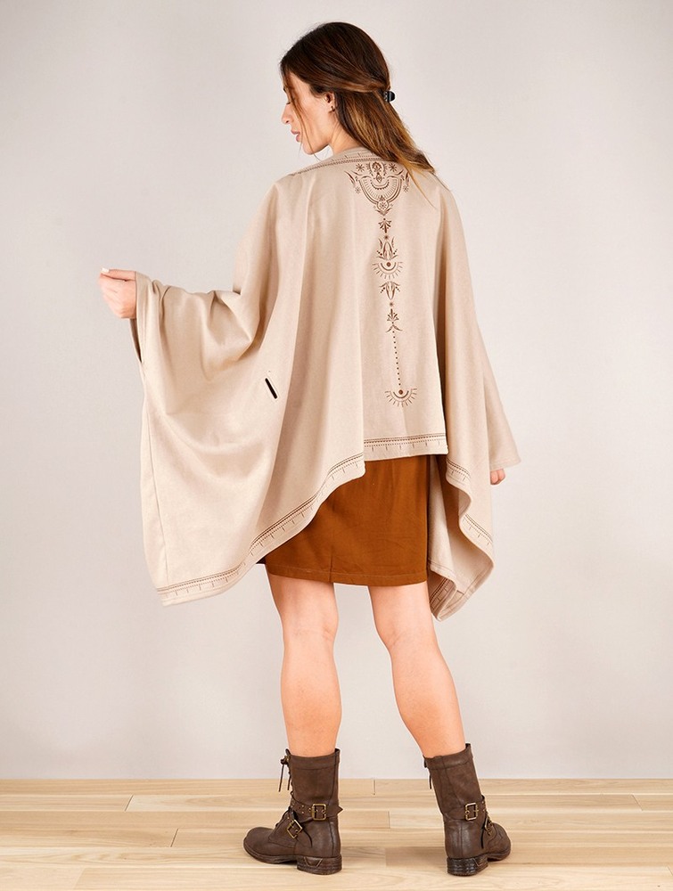 Toonzshop Melian Zohraa Kimono Jacket Naisten Takit Beige | 9765UOQSP