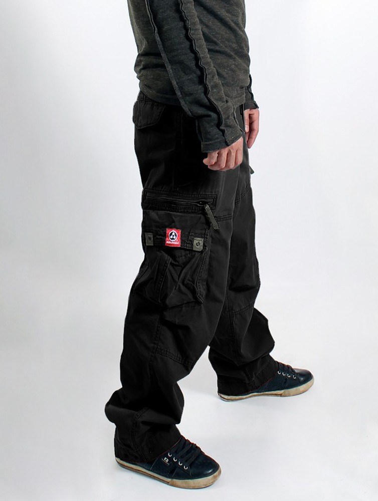 Toonzshop Molecule Cargo Pants 45019 Miesten Housut Mustat | 0951GWHCY