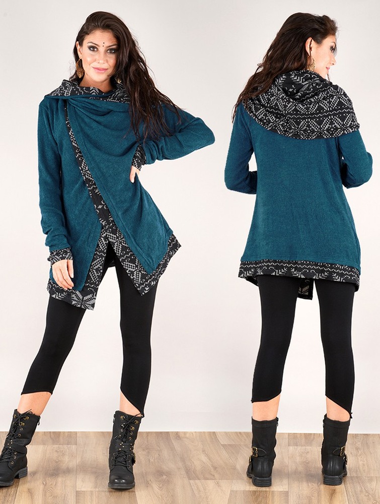 Toonzshop Namkha Heimaey Cardigan Naisten Neuletakki Sininen | 5048ITZQP