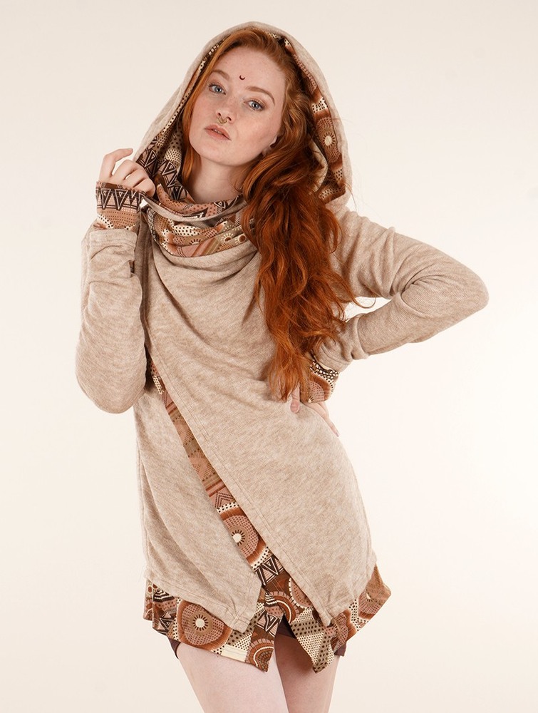 Toonzshop Namkha Lengaï Cardigan Naisten Neuletakki Beige | 0953IYUQR