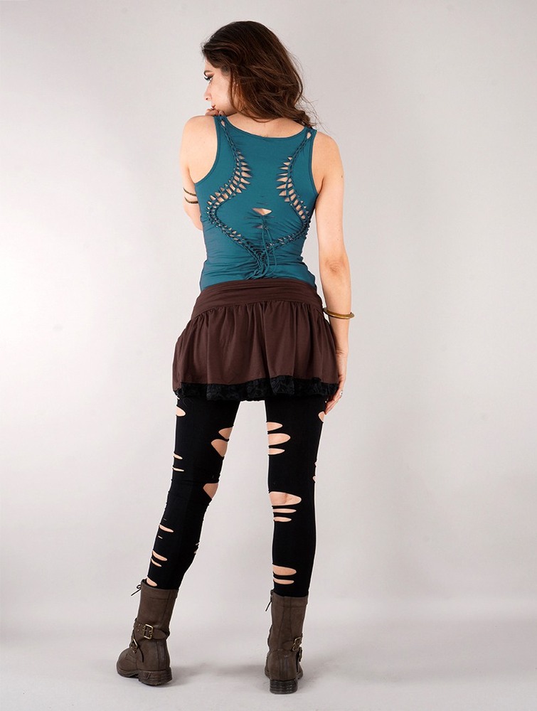 Toonzshop Naoko Tank Top Naisten Hihaton Paita Teal | 2340RLGOB