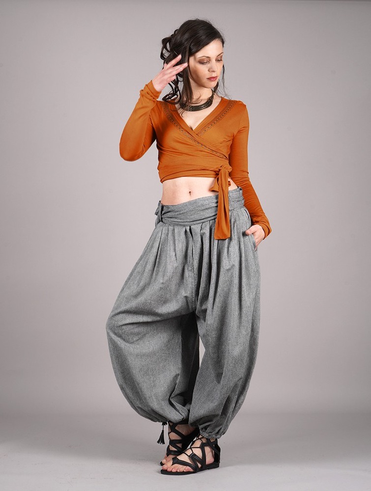 Toonzshop Nayma Harem Pants Naisten Housut Harmaat | 6523SHKTM