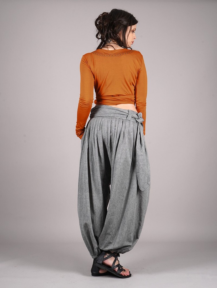 Toonzshop Nayma Harem Pants Naisten Housut Harmaat | 6523SHKTM