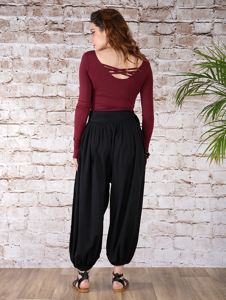 Toonzshop Nayma Harem Pants Naisten Housut Mustat | 0213ETOPH