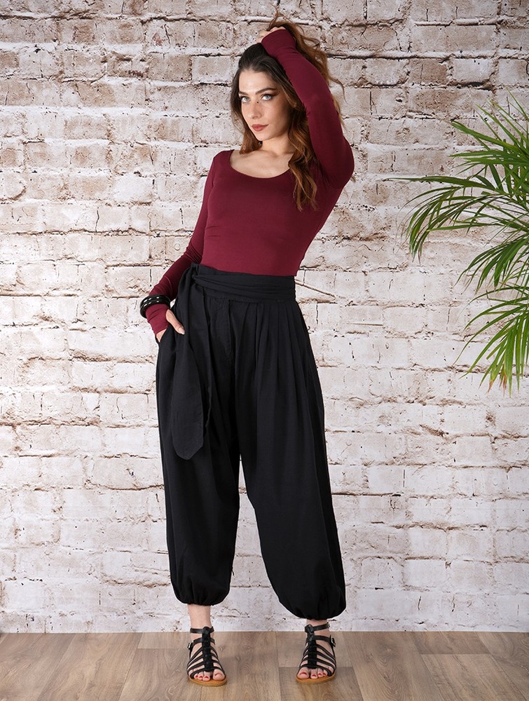 Toonzshop Nayma Harem Pants Naisten Housut Mustat | 0213ETOPH