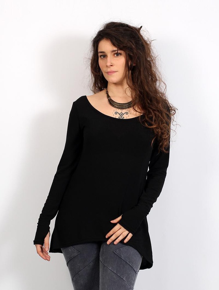 Toonzshop Noäa Long Sleeve Tunic Naisten Tunic Mustat | 4396MZJLP