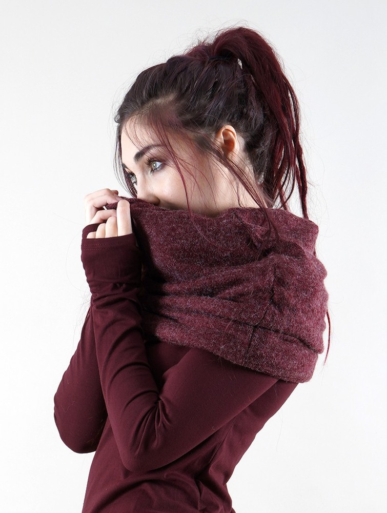 Toonzshop Oöna Snood Scarf Naisten Huivi Mottled wine | 8240JQUEX