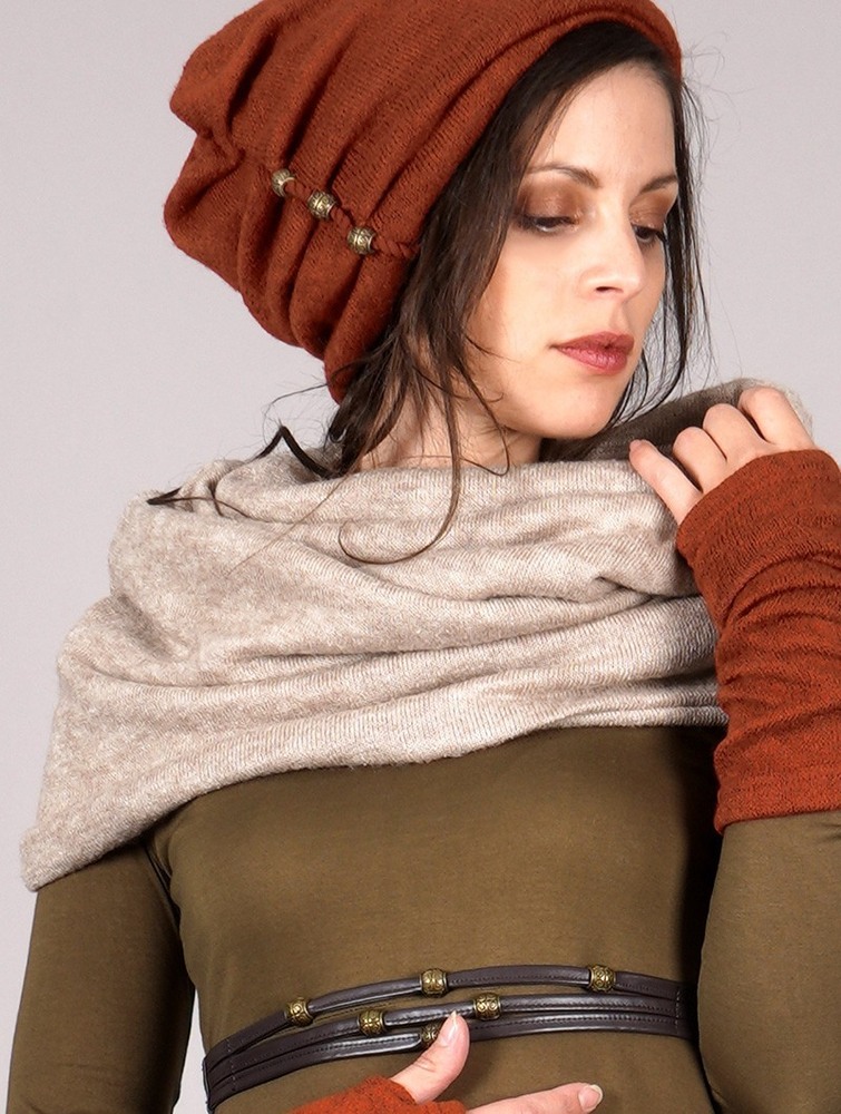 Toonzshop Oöna Snood Scarf Naisten Huivi Beige | 7689RWKOX