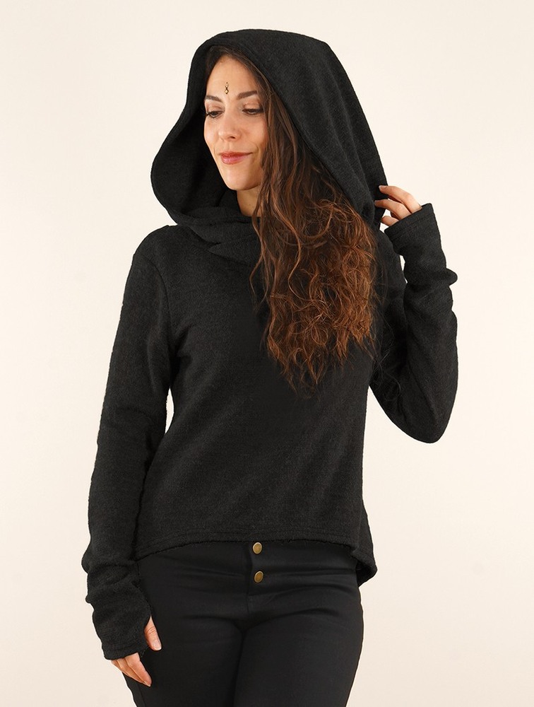 Toonzshop Oxymöre Mini Hoodie Naisten Huppari Mustat | 4692IGHDW