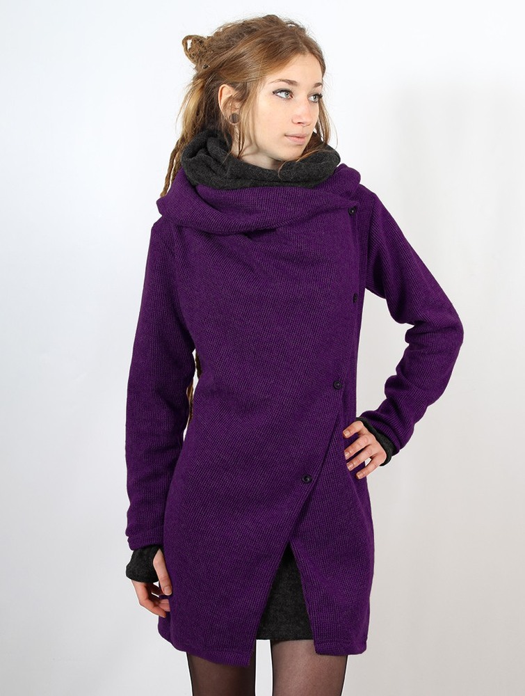 Toonzshop Panimya Large Collar Crossed Front Jacket Naisten Takit Violetit | 5901MDCUJ