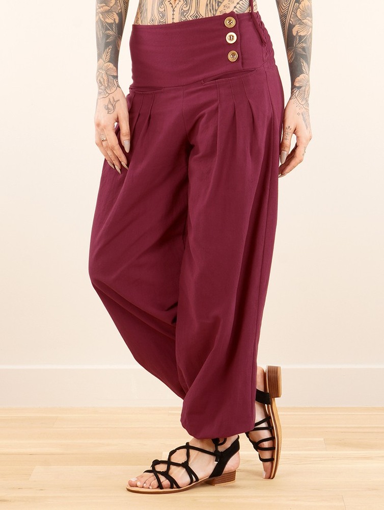 Toonzshop Ravija Harem Pants Naisten Housut Wine | 2691RFPQG