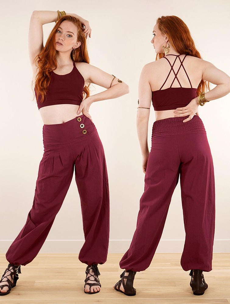 Toonzshop Ravija Harem Pants Naisten Housut Wine | 2691RFPQG