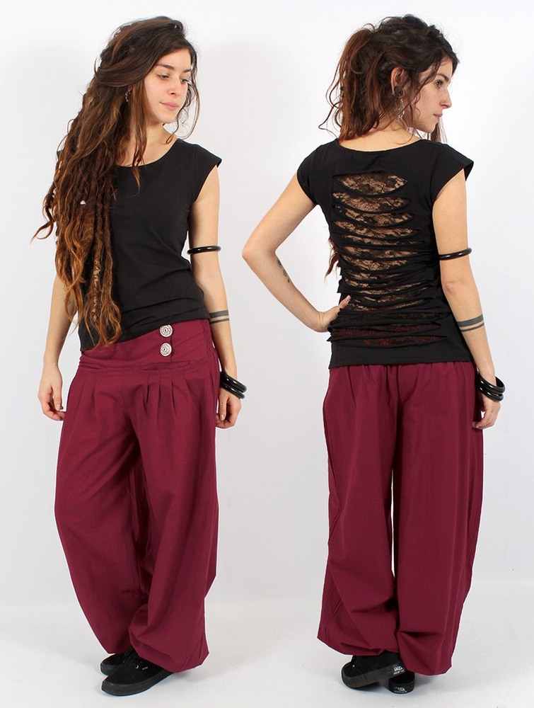 Toonzshop Ravija Harem Pants Naisten Housut Wine | 2691RFPQG