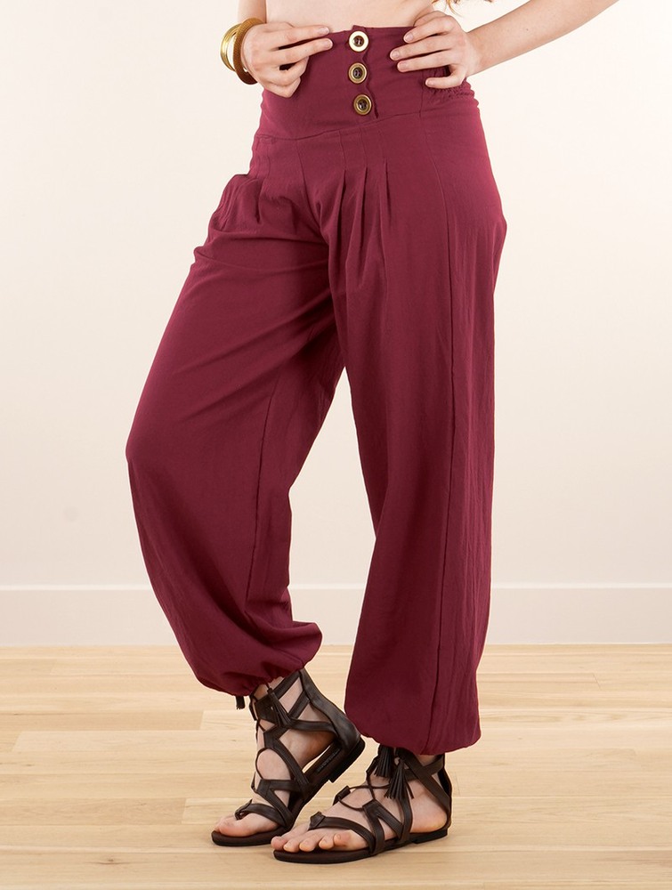 Toonzshop Ravija Harem Pants Naisten Housut Wine | 2691RFPQG