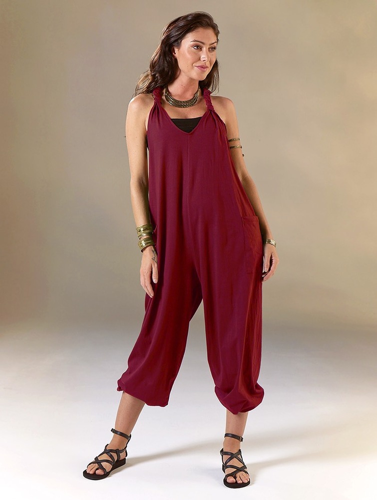 Toonzshop Sampatti Harem Pant Overalls Naisten Housut Wine | 5301SKAEG