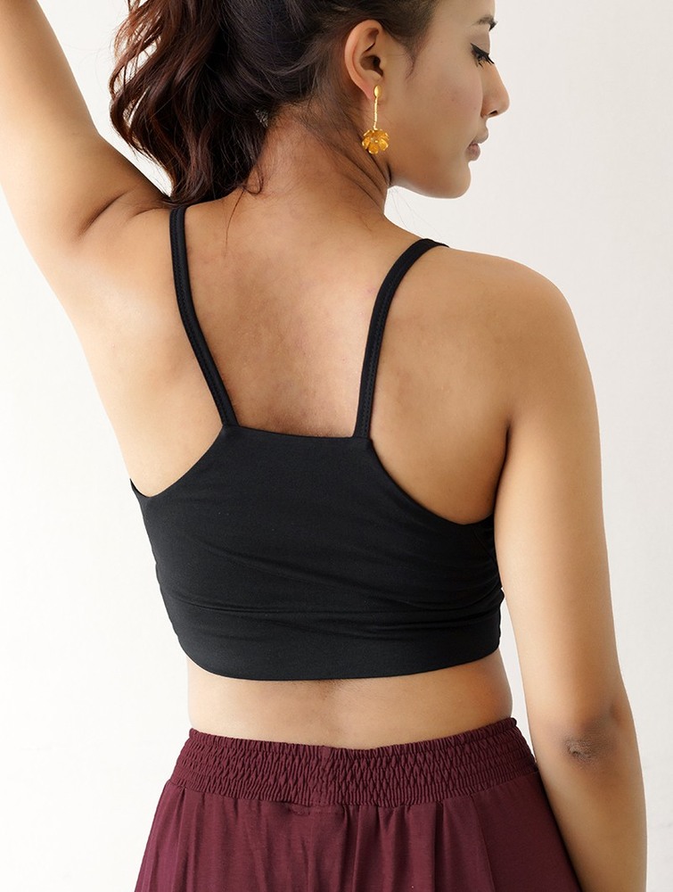 Toonzshop Sat Crop-top Bralette Naisten Rintaliivit Mustat | 9601LSPUX