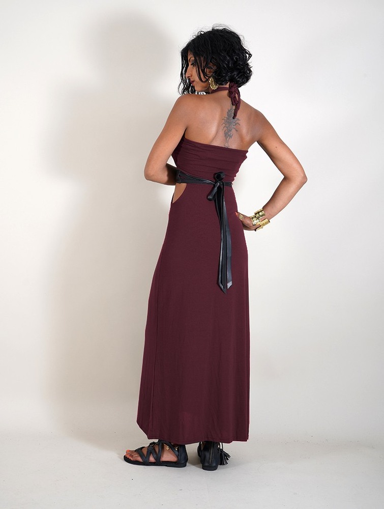 Toonzshop Sheherazade Long Dress Naisten Mekko Wine | 8614DLXWN