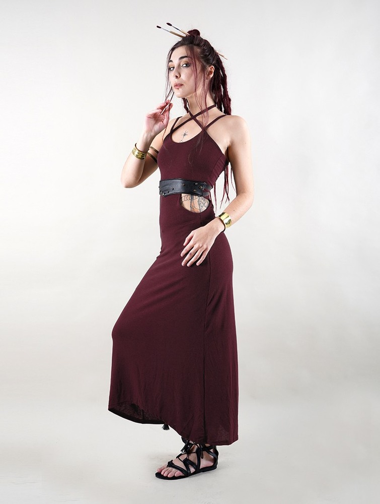 Toonzshop Sheherazade Long Dress Naisten Mekko Wine | 8614DLXWN