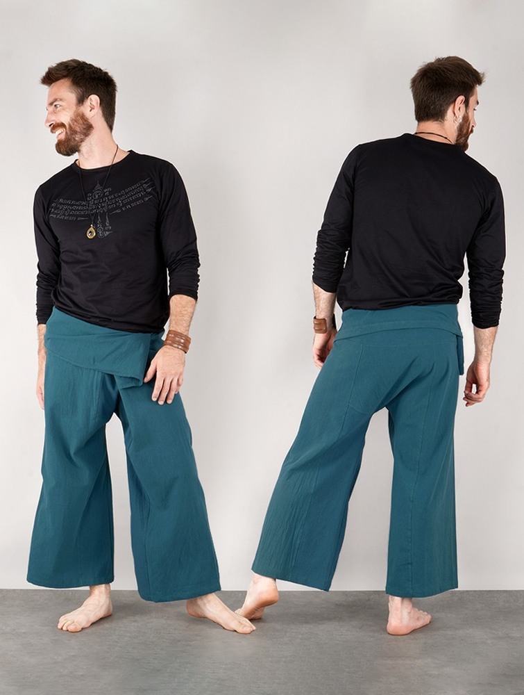 Toonzshop Thaï Gender Neutral Fishermen Pants Miesten Housut Many colours available | 3671DJKCO