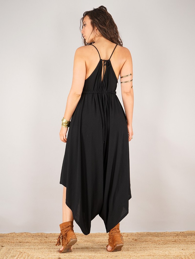 Toonzshop Topäaz Loose And Reversible Strappy Jumpsuit Naisten Jumpsuit Mustat | 6154XZCNP