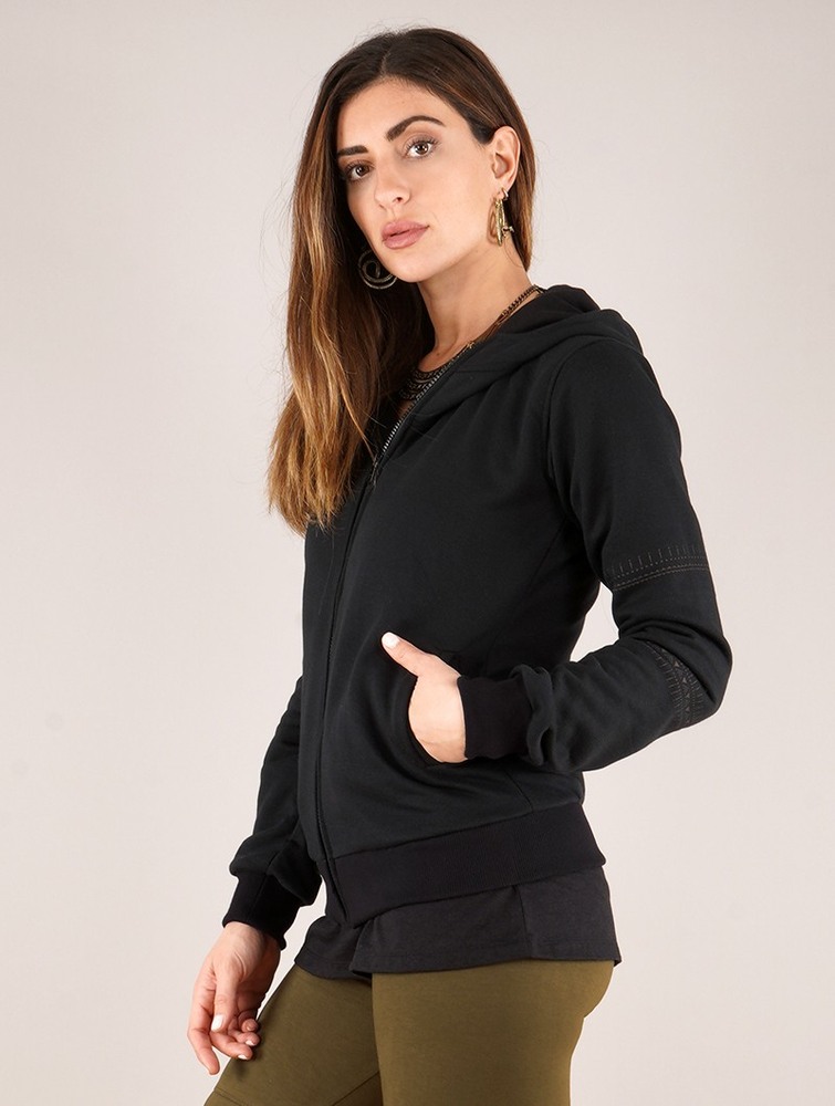 Toonzshop Vidar Zohraa Zipped Hoodie Naisten Huppari Mustat | 8056WJOVP