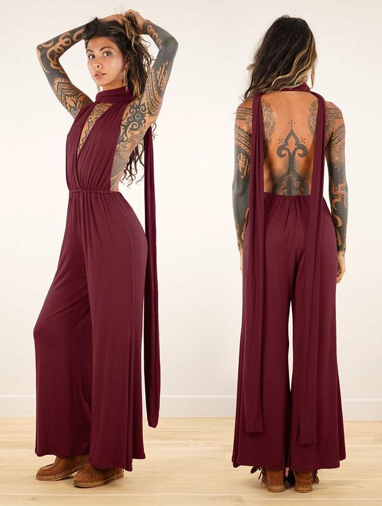 Toonzshop Wakiza Infinity Jumpsuit Naisten Jumpsuit Wine | 3450XTAJZ