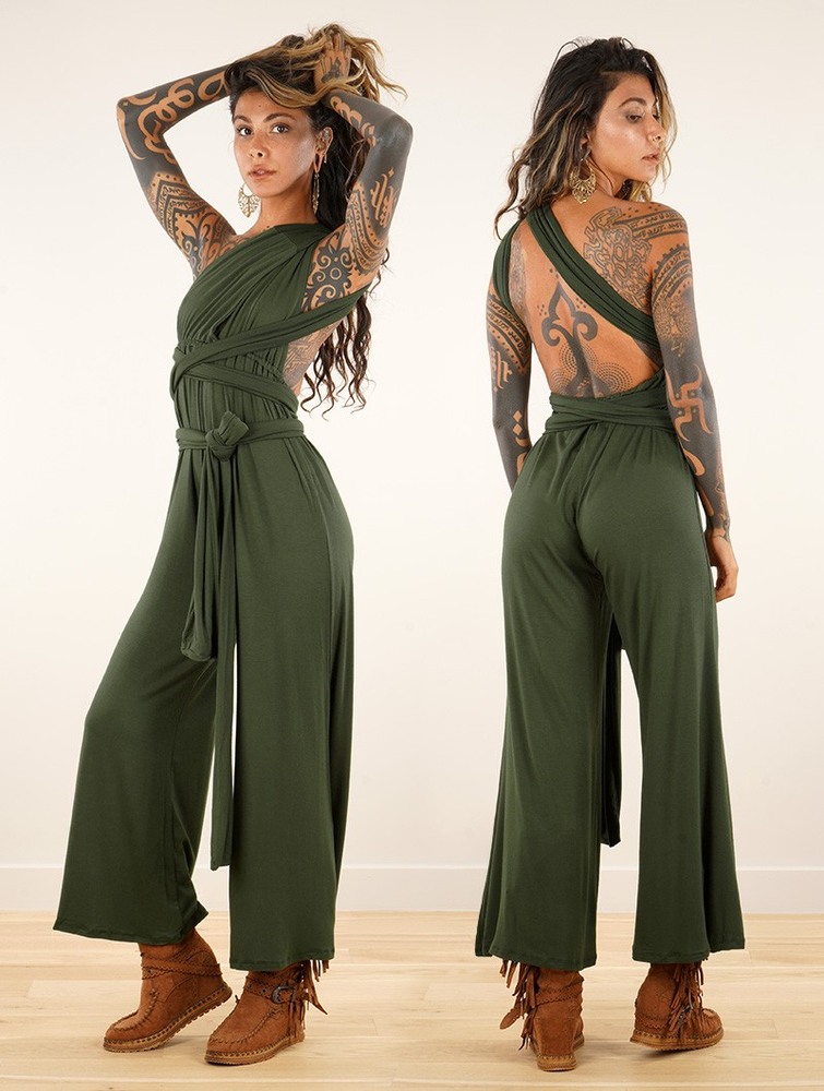 Toonzshop Wakiza Infinity Jumpsuit Naisten Jumpsuit Oliivinvihreä Vihreä | 6827BDPCY